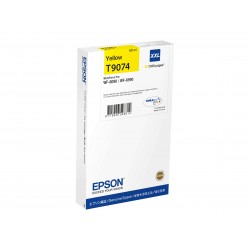 Epson T9074 - à rendement élevé - jaune - originale - cartouche d'encre