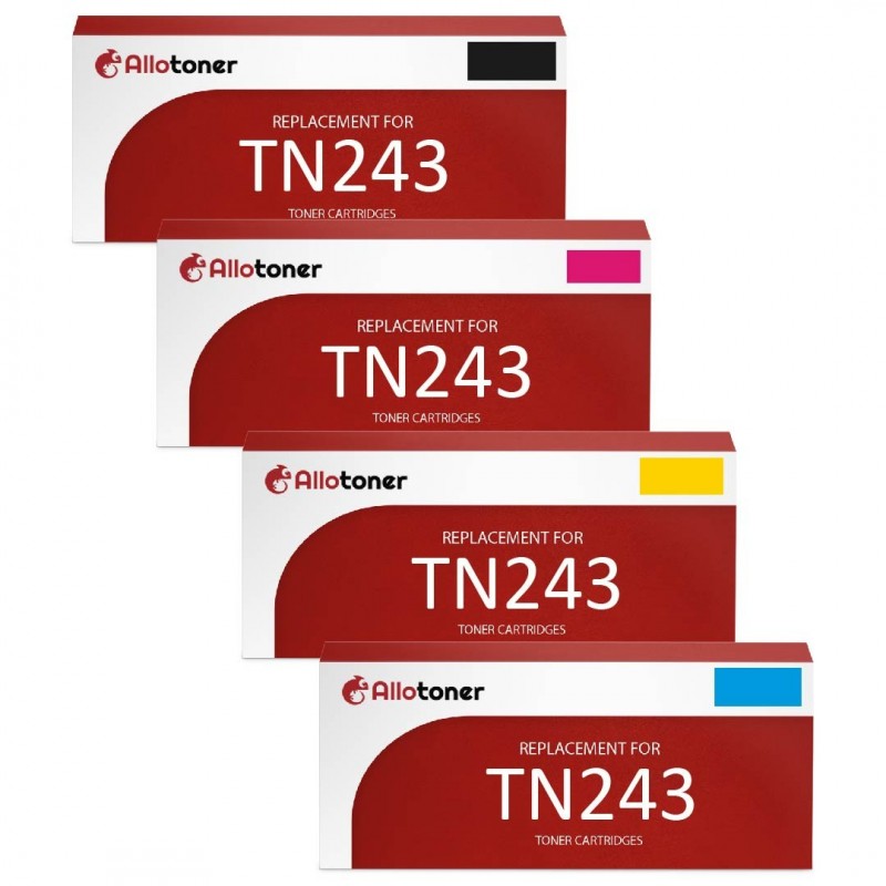 Pack de 4 Brother TN243 compatible